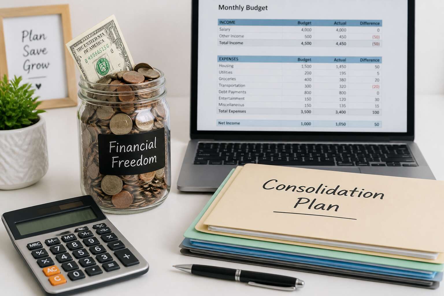 debt consolidation or debt management